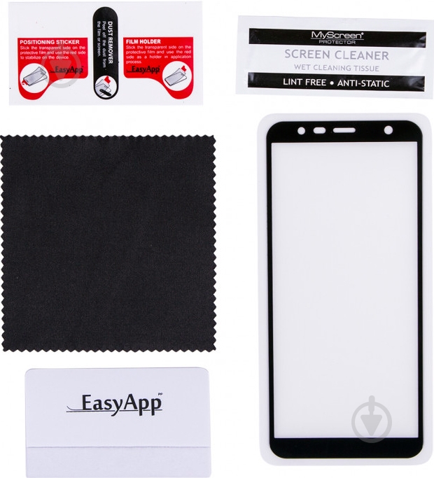 MyScreen LITE Glass Edge Full Glue Black для Samsung Galaxy J6 2018 - фото 2