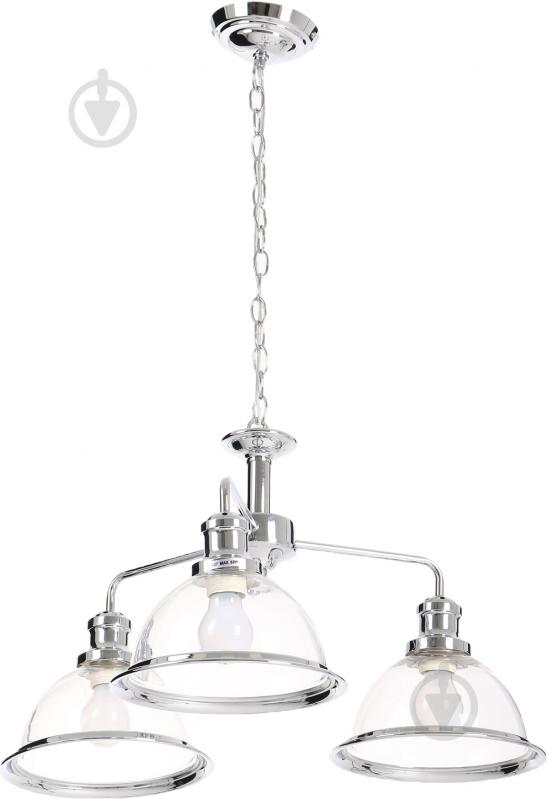 Люстра Arte Lamp A9273LM-3CC 3x60 Вт E27 хром Oglio - фото 1 Люстра Arte Lamp A9273LM-3CC 3x60 Вт E27 хром Oglio - фото 1