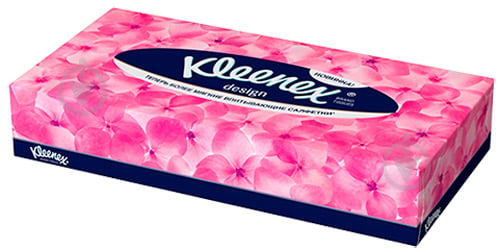 Серветки гігієнічні у коробці Kleenex Design 70 шт. - фото 1