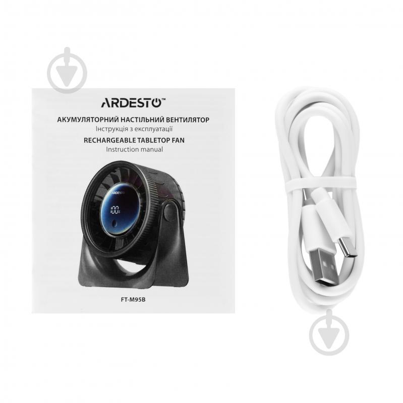 Вентилятор настольный ARDESTO One Breeze FT-M95B - фото 7