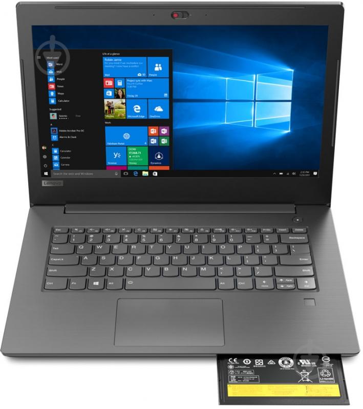 Ноутбук Lenovo V330 14" (81B000VERA) grey - фото 9