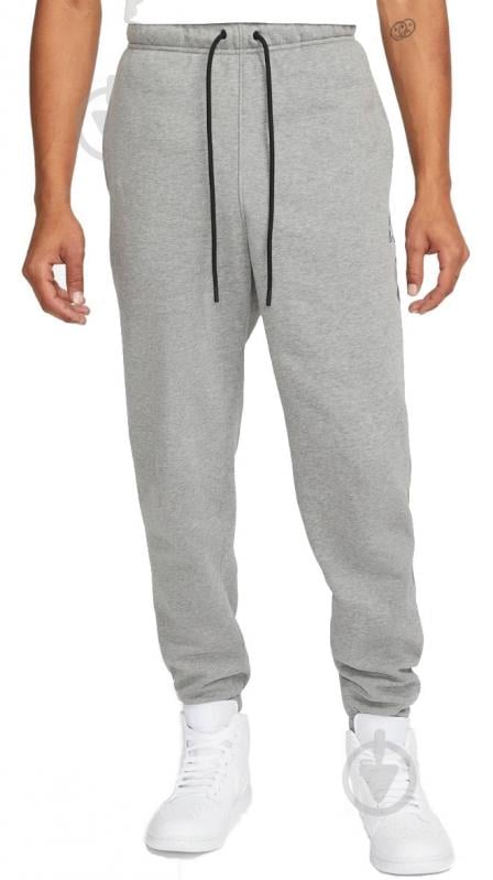 Брюки Jordan M J ESS FLC PANT DA9820-091 р. XL серый меланж - фото 1