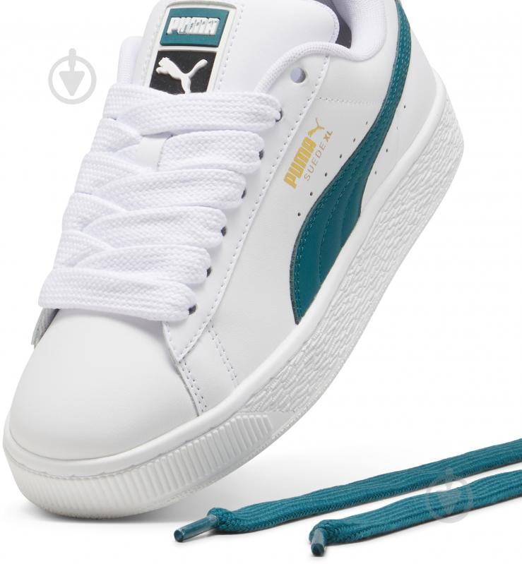 Кроссовки мужские демисезонные Puma SUEDE XL LTH 39725509 р.44,5 белые - фото 4