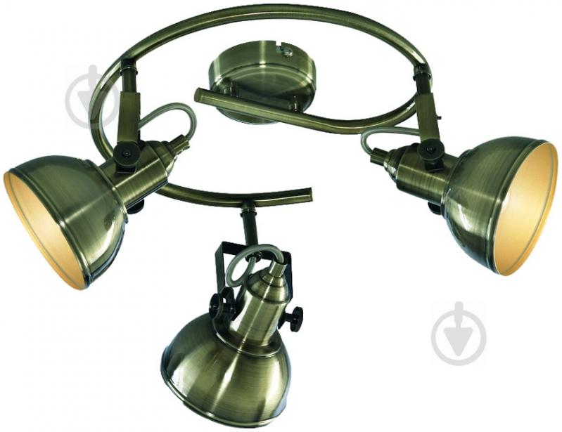 Спот Arte Lamp Martin 3x40 Вт E14 антична бронза A5215PL-3AB - фото 1