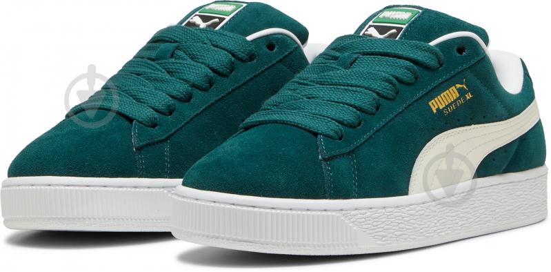 Кроссовки мужские демисезонные Puma SUEDE XL 39520521 р.44,5 зеленые - фото 3