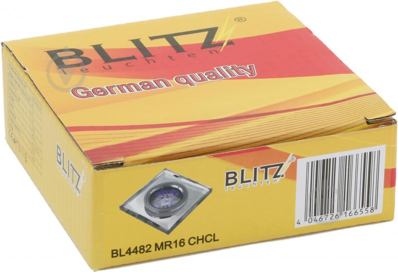 Світильник точковий Blitz MR16 GU5.3 хром BL4482 MR16 CHCL - фото 4