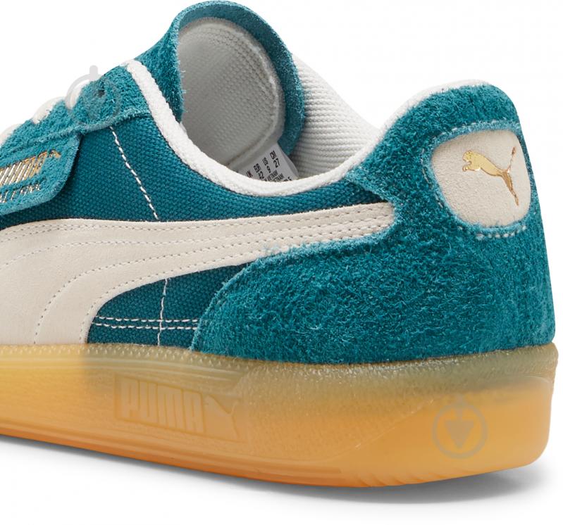 Кроссовки чоловічі демісезонні Puma PALERMO VINTAGE 39684106 р.44,5 зеленые - фото 5