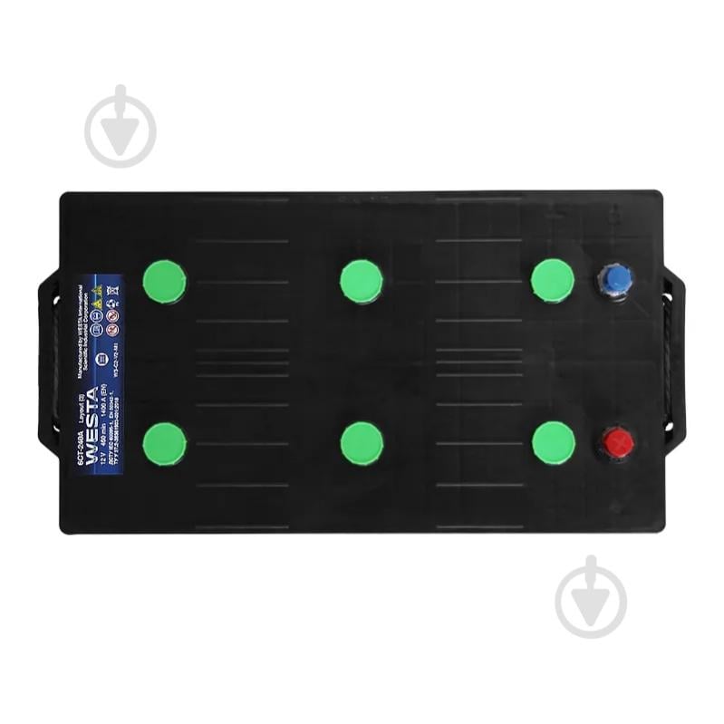 Аккумулятор автомобильный Westa EFB 6CT 240Ah 1400A 12V «+» слева (WEFB240) - фото 2