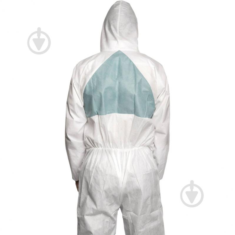 Комбинезон защитный 3M 4520 р. XXL 19788 бело-зеленый - фото 3 Комбинезон защитный 3M 4520 р. XXL 19788 бело-зеленый - фото 3