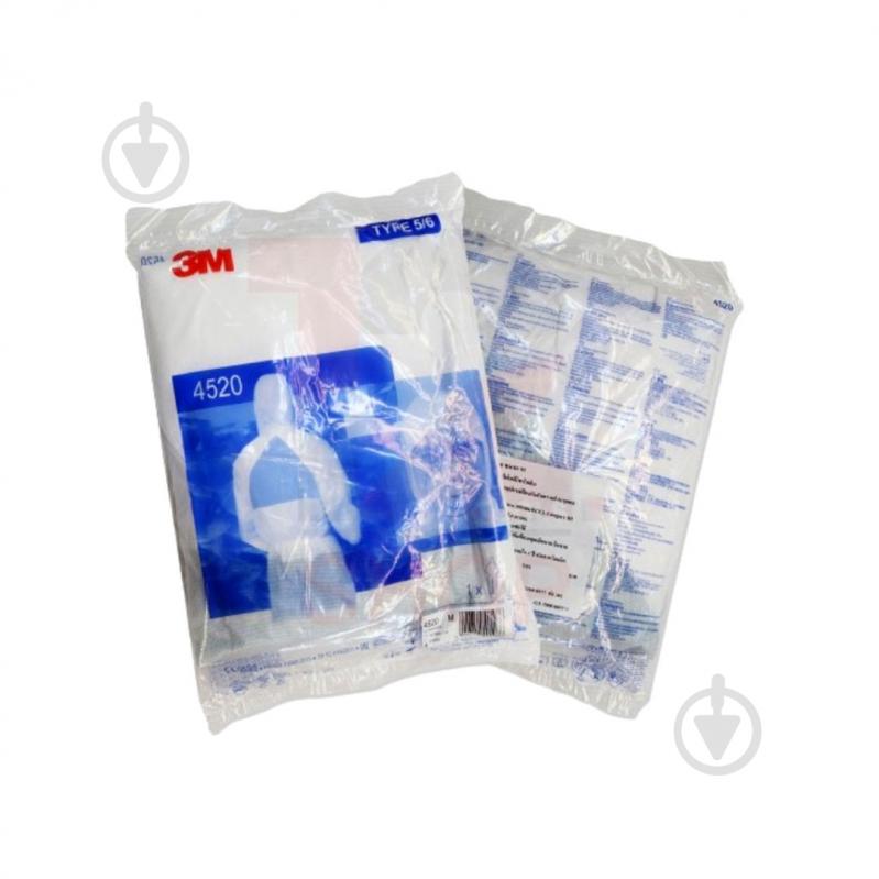 Комбинезон защитный 3M 4520 р. XXL 19788 бело-зеленый - фото 5 Комбинезон защитный 3M 4520 р. XXL 19788 бело-зеленый - фото 5