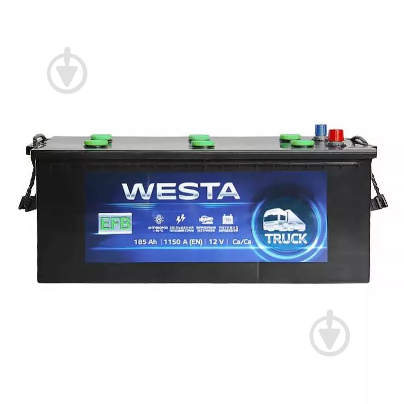 Акумулятор автомобільний Westa EFB 6CT 185Ah 1150A 12V «+» ліворуч (WEFB185) - фото 2