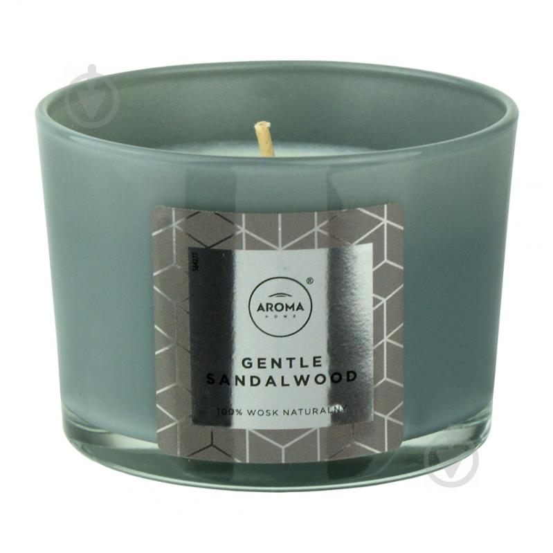 Свеча ароматическая Aroma Home из натурального воска Gentle Sandalwood - фото 1