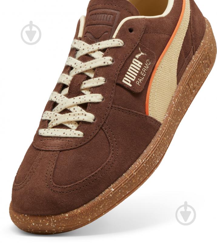 Кроссовки мужские демисезонные Puma PALERMO CANNOLI 39838202 р.44,5 коричневые - фото 4