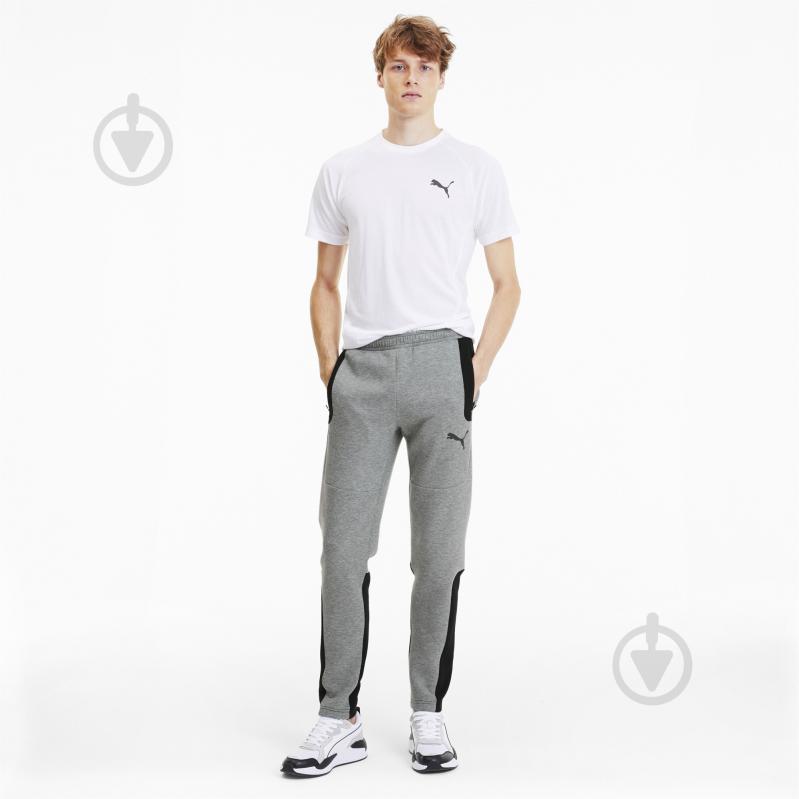 Штани Puma EVOSTRIPE Pants 58149603 р. M сірий - фото 5