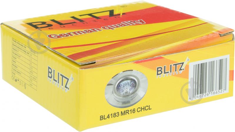 Светильник точечный Blitz GU5.3 хром BL4183 MR16 CHCL - фото 4