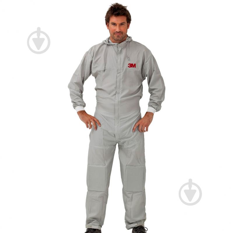 Комбінезон робочий 3M 50425 багаторазовий р. L 19794 сіро-синій - фото 2 Комбінезон робочий 3M 50425 багаторазовий р. L 19794 сіро-синій - фото 2