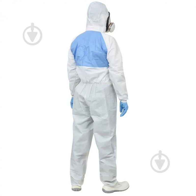 Комбінезон захисний BeSafe EXPERT (PP+microPE+SMS) р. 3XL 6780 білий - фото 2