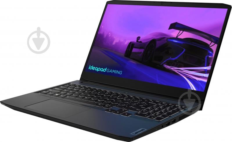 Ноутбук Lenovo IdeaPad Gaming 3 15ACH6 15,6" (82K201NRRA) shadow black - фото 2