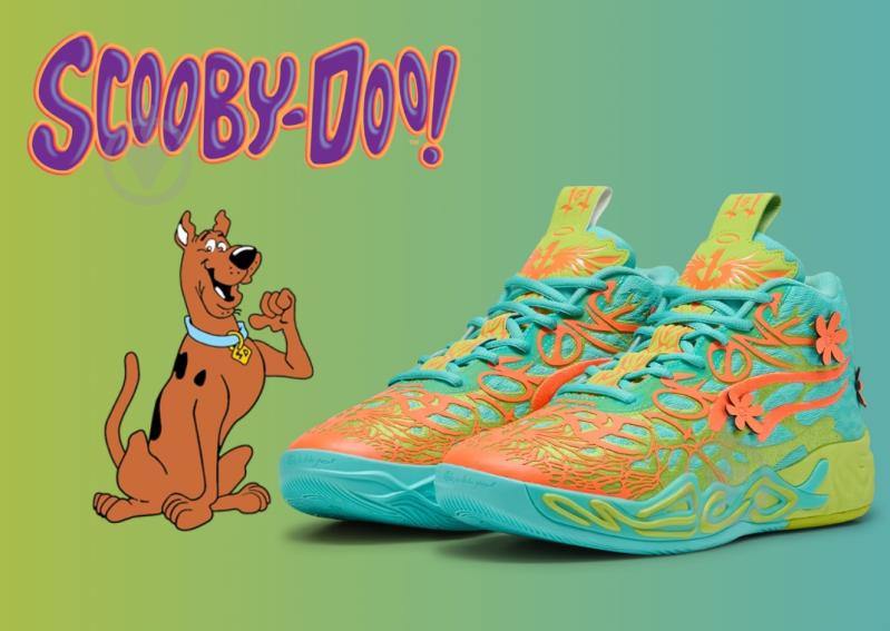 Кроссовки чоловічі демісезонні Puma MB.04 SCOOBY DOO 31077601 р.44,5 синие - фото 7