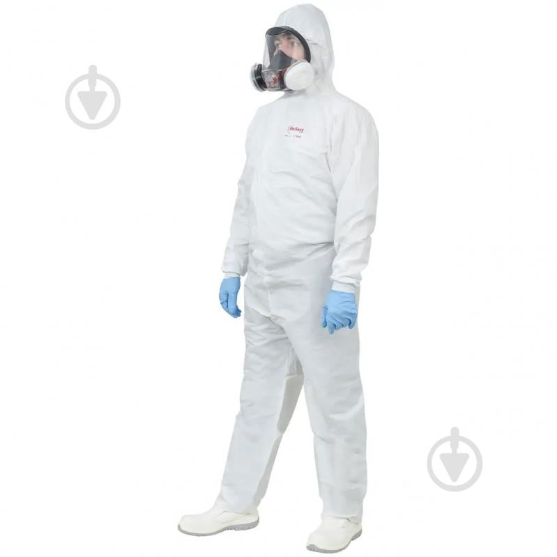 Комбінезон захисний BeSafe EXPERT (PP+microPE+SMS) р. M 6780 білий - фото 1