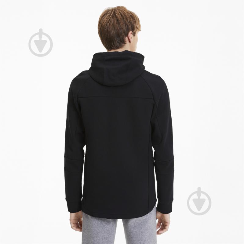 Джемпер Puma EVOSTRIPE Hooded Jacket 58148601 р. M чорний - фото 4