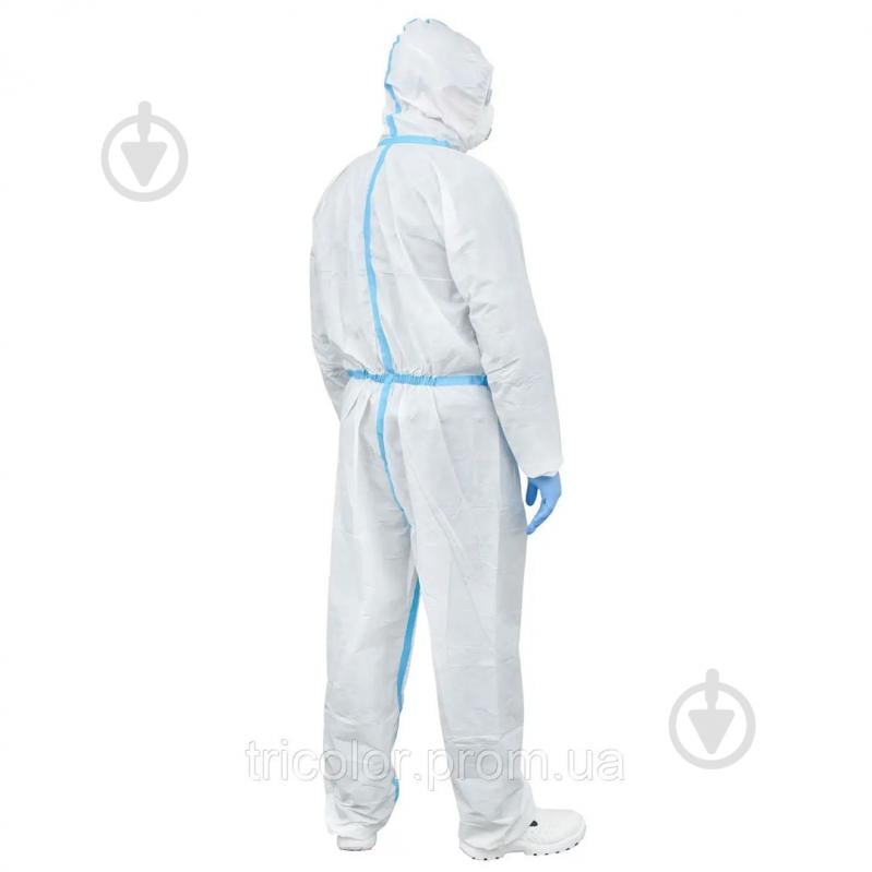 Комбинезон защитный BeSafe MASTER strong (PP+microPE) р. 3XL 5794 белый - фото 2 Комбинезон защитный BeSafe MASTER strong (PP+microPE) р. 3XL 5794 белый - фото 2