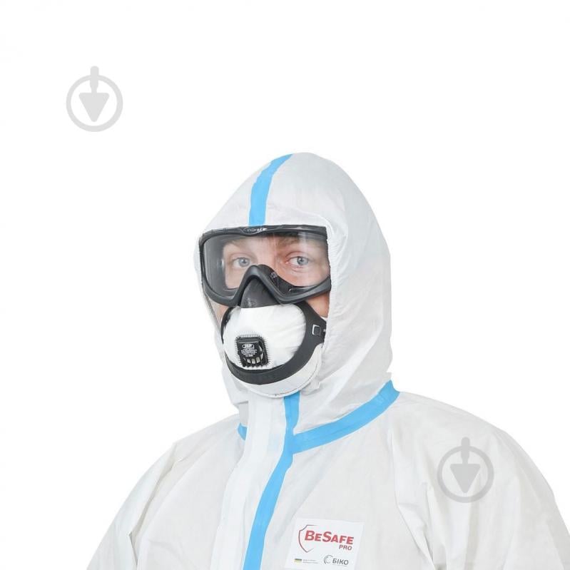 Комбинезон защитный BeSafe MASTER strong (PP+microPE) р. 3XL 5794 белый - фото 3 Комбинезон защитный BeSafe MASTER strong (PP+microPE) р. 3XL 5794 белый - фото 3