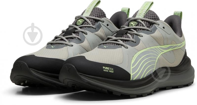 Кроссовки чоловічі демісезонні Puma REFLECT LITE TRAIL PTX 31009502 р.44,5 серые - фото 3