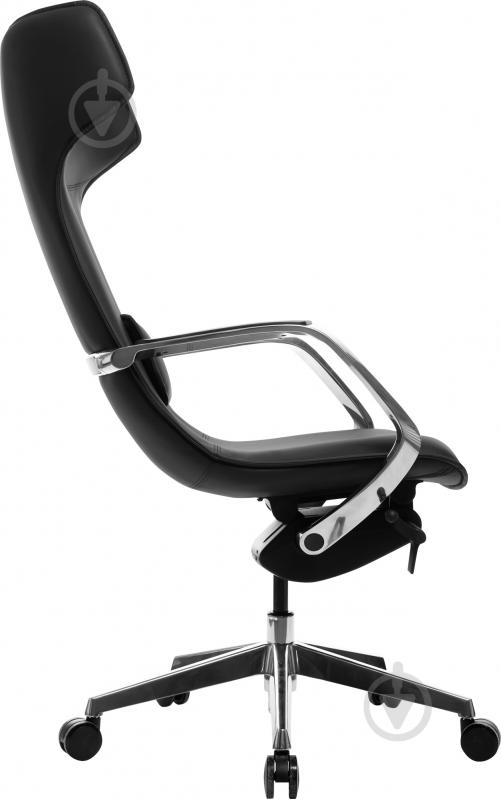 Кресло GT Racer X-003F LEATHER черный - фото 4 Кресло GT Racer X-003F LEATHER черный - фото 4