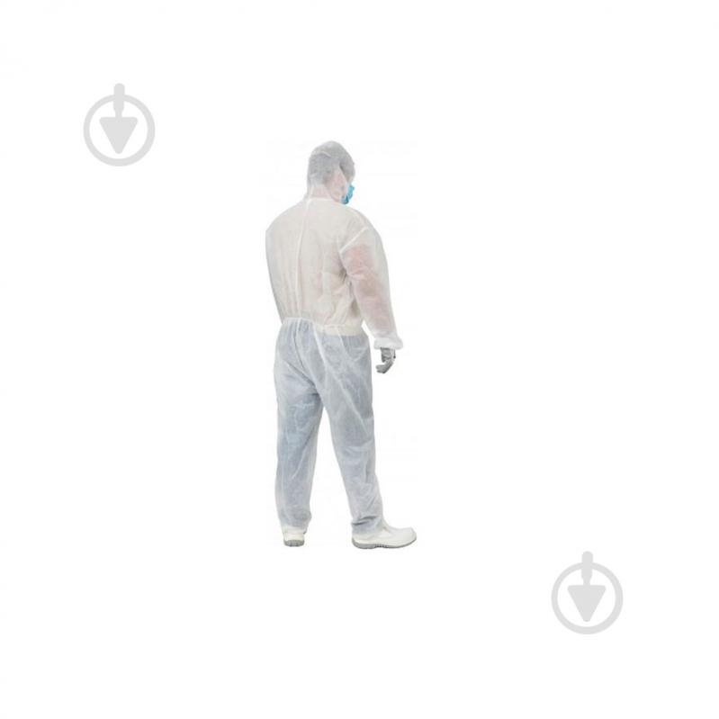 Комбинезон защитный ВeSafePro STANDARD (PP) р. 3XL 6777 белый - фото 2 Комбинезон защитный ВeSafePro STANDARD (PP) р. 3XL 6777 белый - фото 2