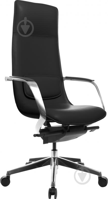 Кресло GT Racer X-003A LEATHER черный - фото 1