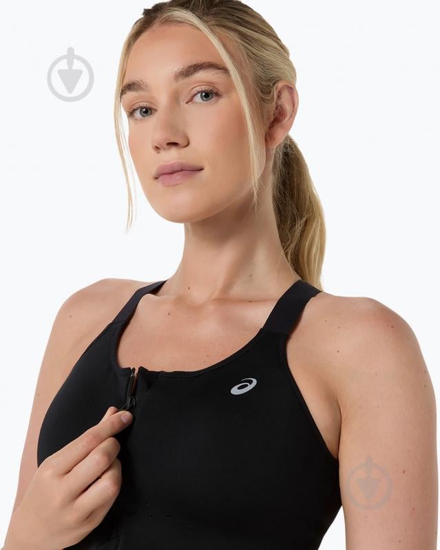 Бра Asics ROAD COMBINATION ZIP BRA 2012D369-001 р.75B чорний - фото 2