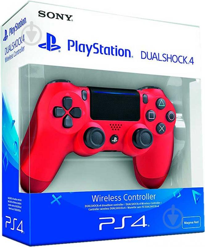 Геймпад бездротовий Sony PlayStation Dualshock v2 magma red - фото 5