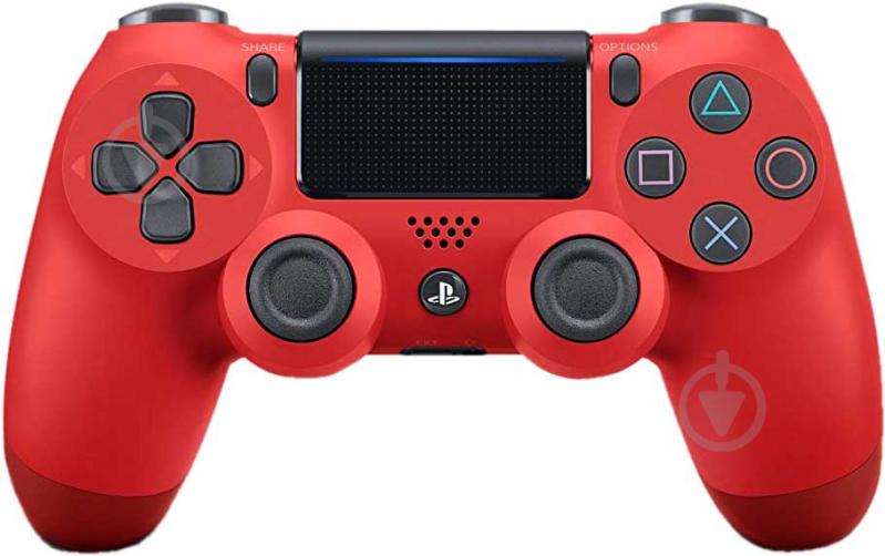 Геймпад бездротовий Sony PlayStation Dualshock v2 magma red - фото 1