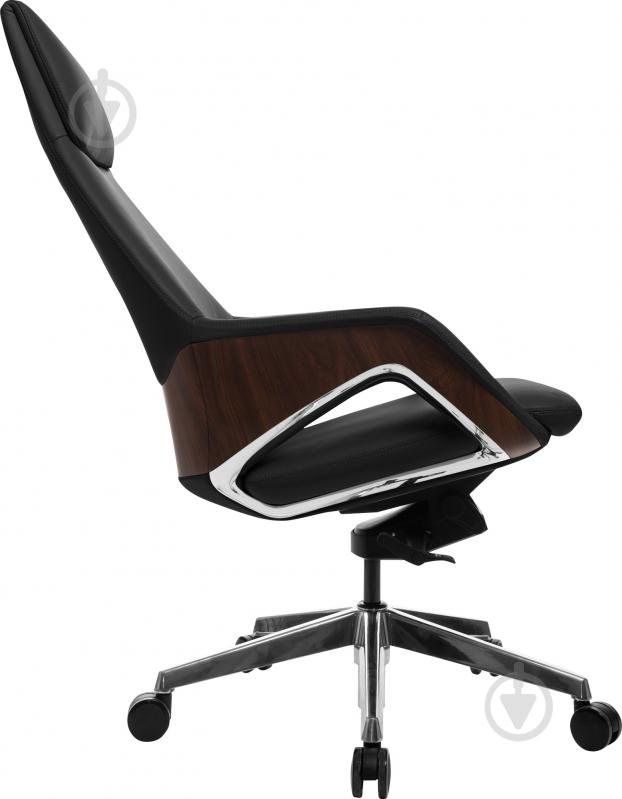 Кресло GT Racer X-005A LEATHER черный - фото 4 Кресло GT Racer X-005A LEATHER черный - фото 4