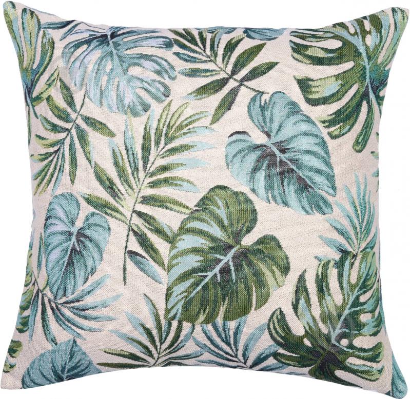 Наволочка декоративна Lefard Папуга 47x47 см бежевий із малюнком Home Textile - фото 2