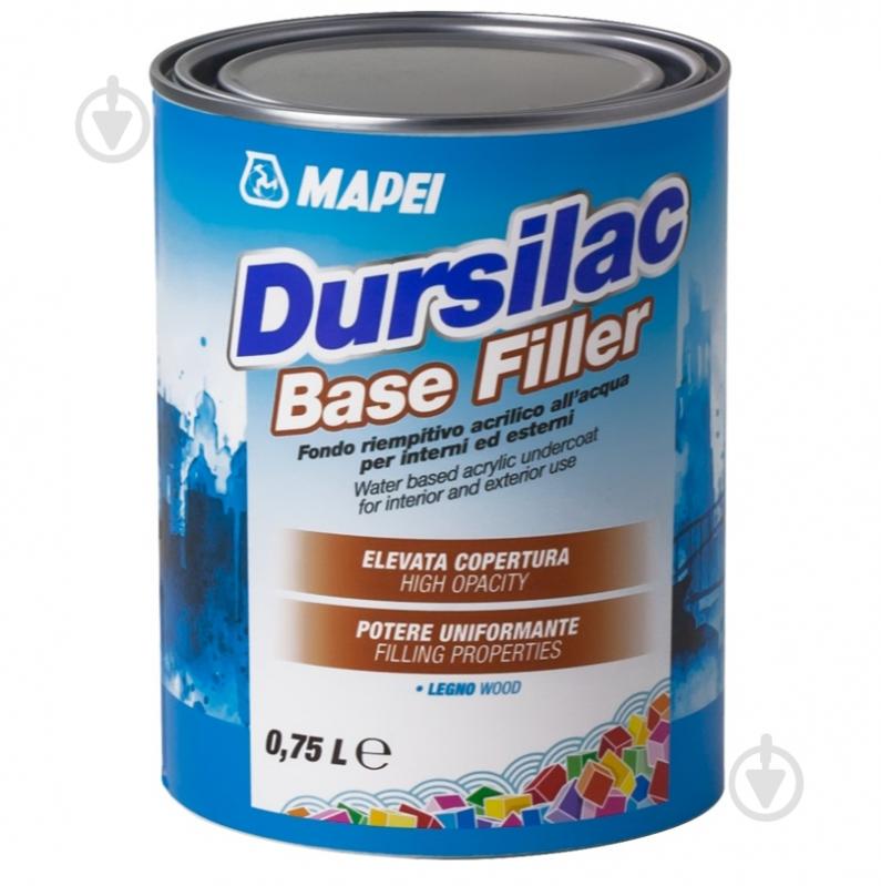 Эмаль-грунт Mapei Dursilac Base Filler Base 0,75 л - фото 1
