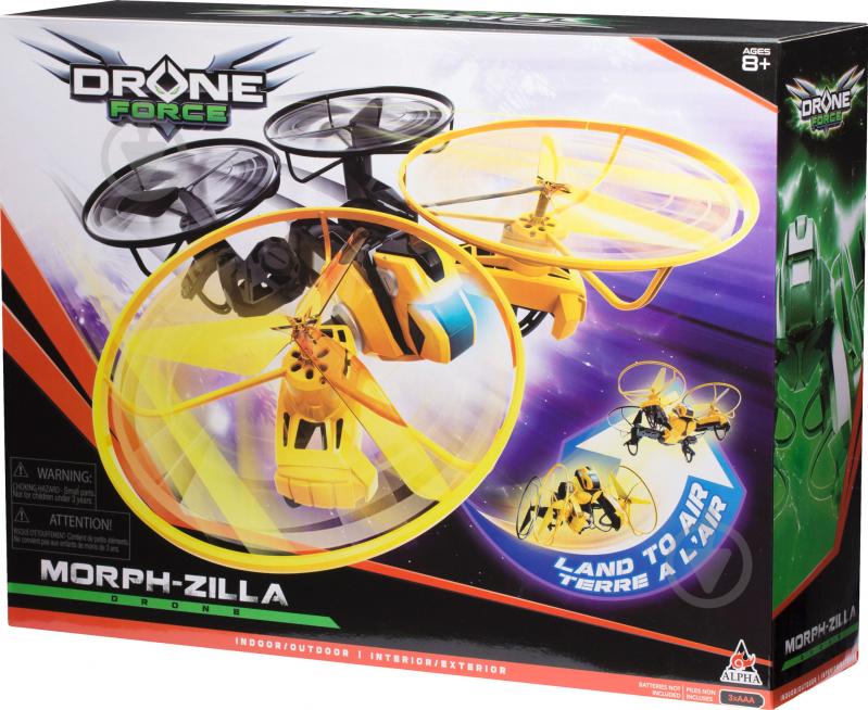 Квадрокоптер на р/у Auldey Drone Force трансформер-исследователь Morph-Zilla YW858180 - фото 5