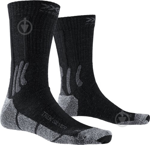 Носки X-Socks Trek Silver XS-TS07S19U-B010 р.45-47 черный - фото 1