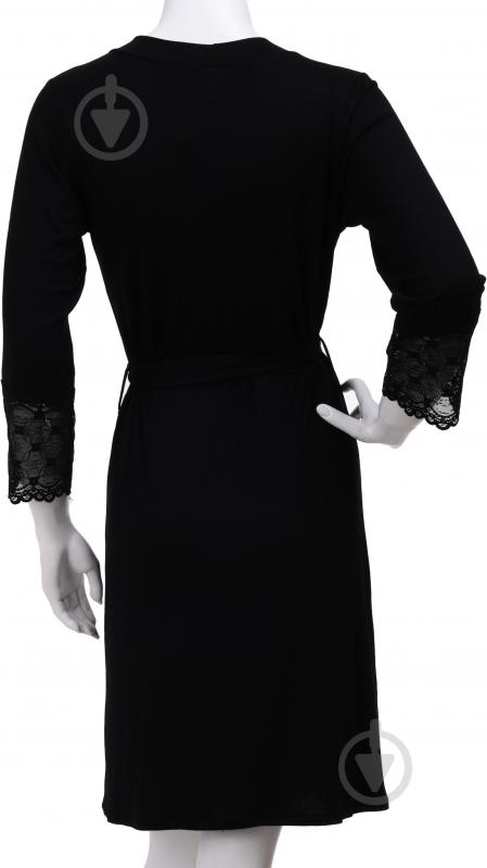 Халат Roksana Lady 274/60005 р. S черный - фото 3
