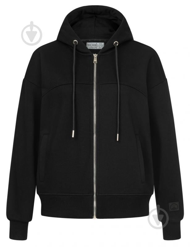 Джемпер BAVOVNA ESS FZ HOODIE FT BVNW109-010 р.S черный - фото 1