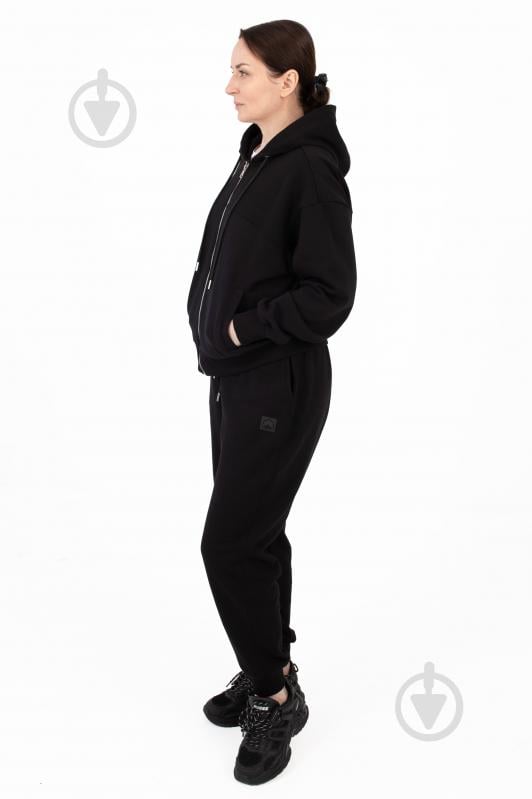 Джемпер BAVOVNA ESS FZ HOODIE FT BVNW109-010 р.S черный - фото 5