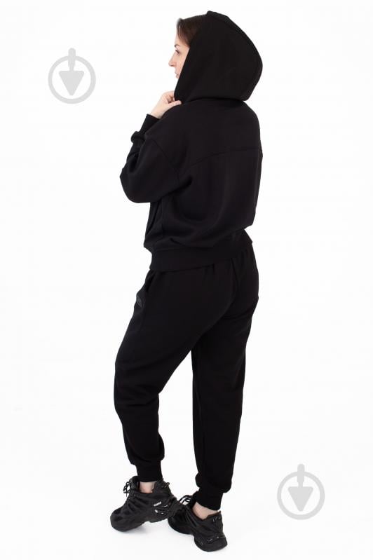 Джемпер BAVOVNA ESS FZ HOODIE FT BVNW109-010 р.S черный - фото 6