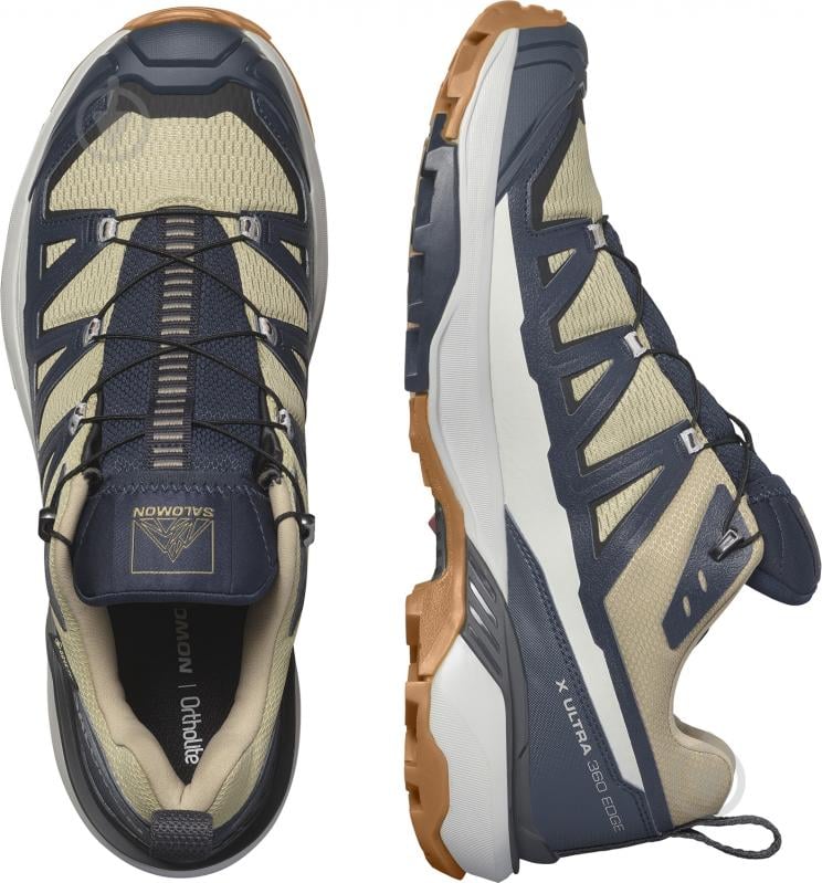 Кросівки чоловічі демісезонні Salomon X ULTRA 360 EDGE GTX L47526400 р.42 сіро-зелені - фото 5