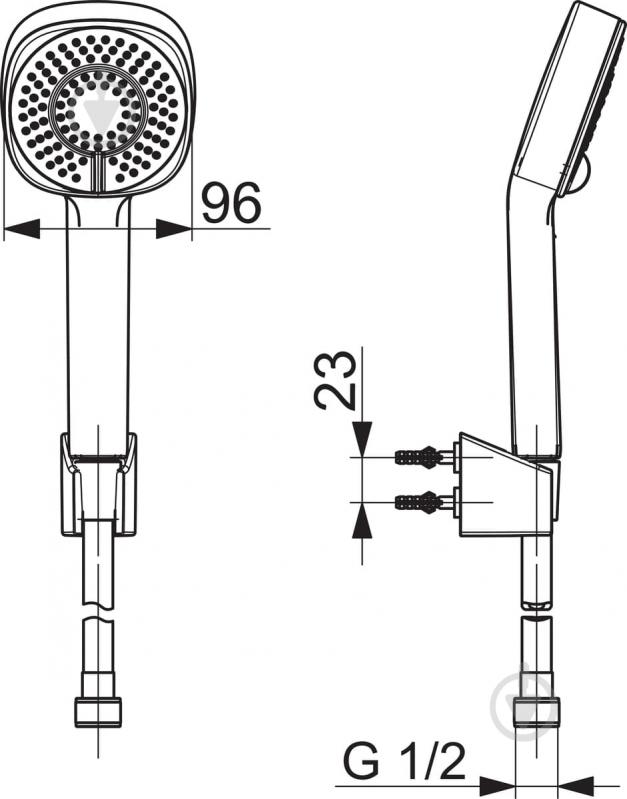 Душевой гарнитур Oras Apollo Style 536 - фото 2