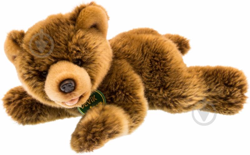 Мягкая игрушка Devik Медведь 23 см серый - фото 1 Мягкая игрушка Devik Медведь 23 см серый - фото 1