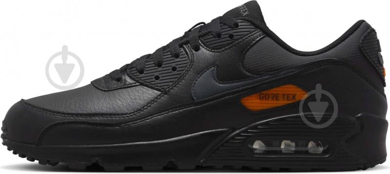 Кросівки чоловічі демісезонні Nike AIR MAX 90 GTX DJ9779-002 р.45 чорні - фото 1