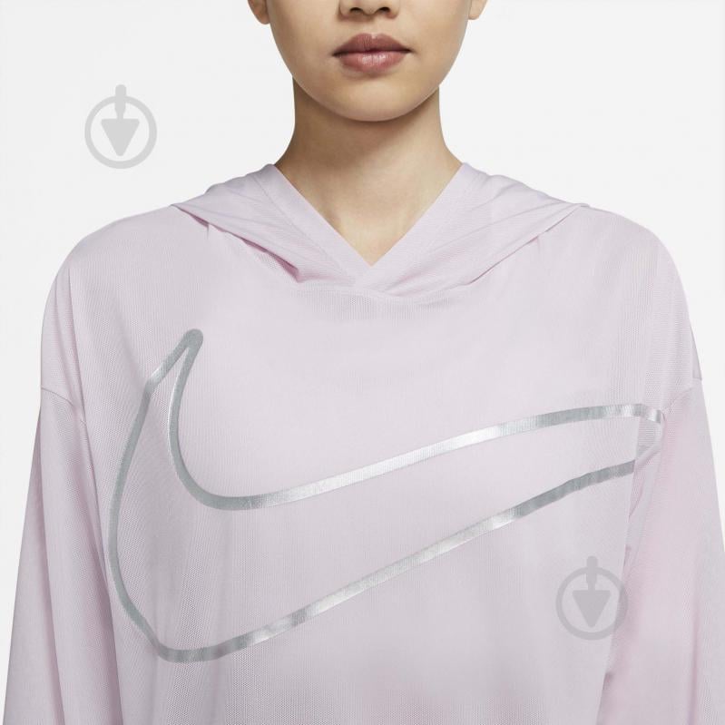 Худи Nike W NP CLN COVERUP GRX DA0954-576 р. S светло-розовый - фото 3