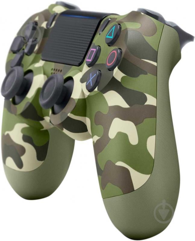 Геймпад беспроводной Sony PlayStation Dualshock v2 (9895152) green camo - фото 2