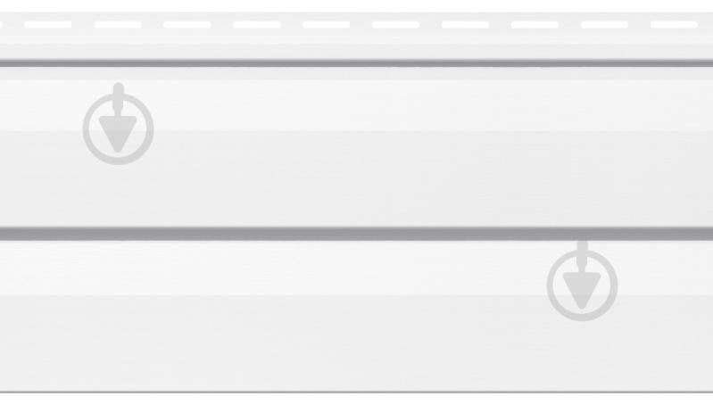 Сайдинг Vilo™ 3,00x0,20 м 0,60 кв.м білий SV-03 - фото 2